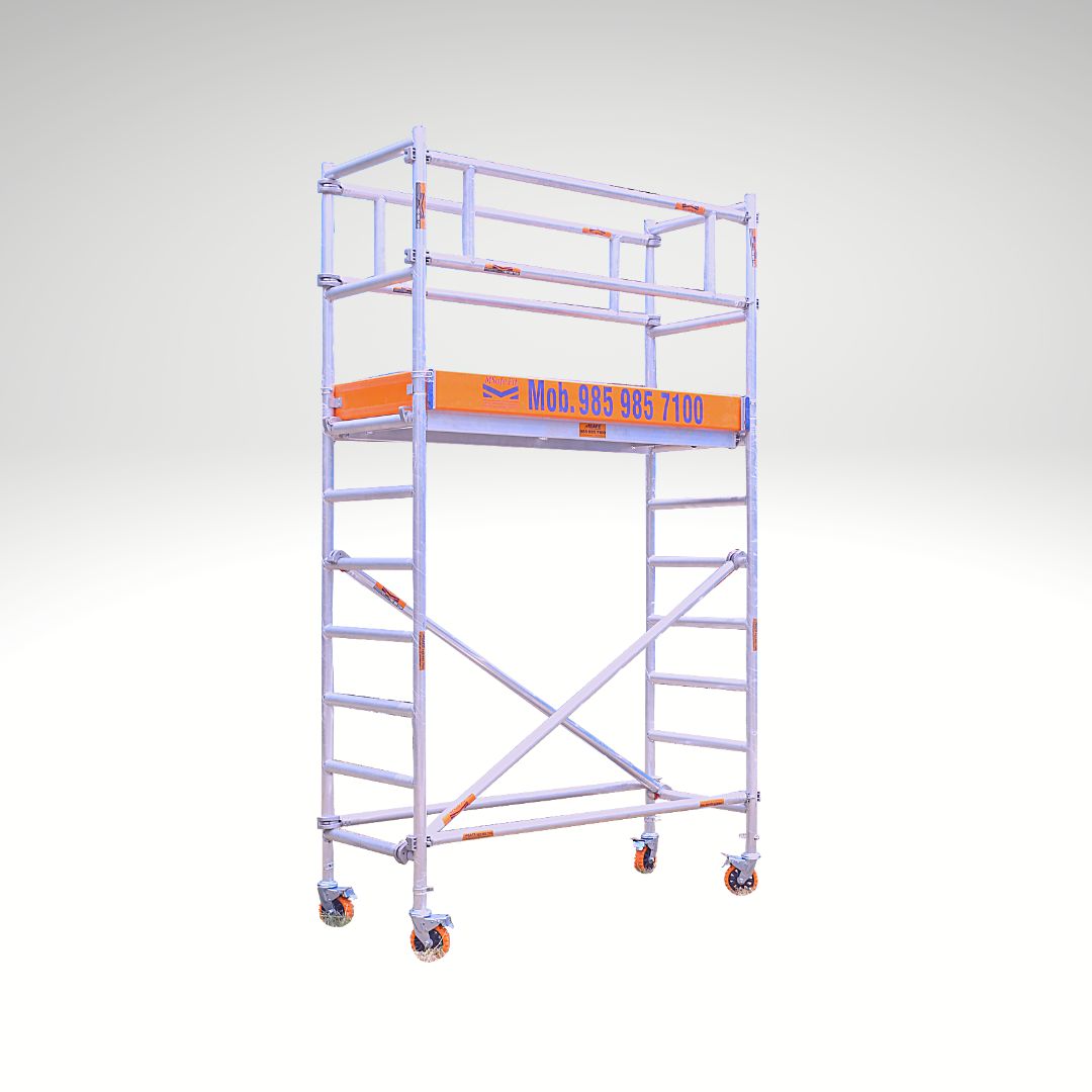 Narrow Aluminium scaffolding