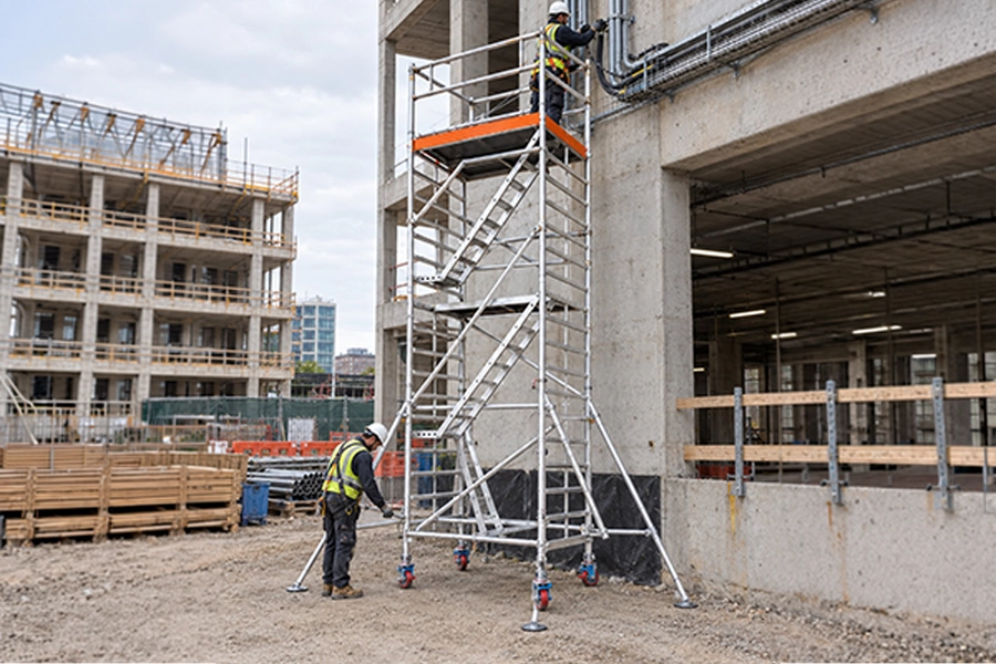 Modern manufacturing plant floor