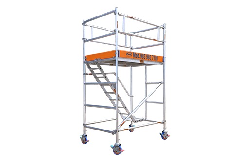 Aluminium scaffolding system
