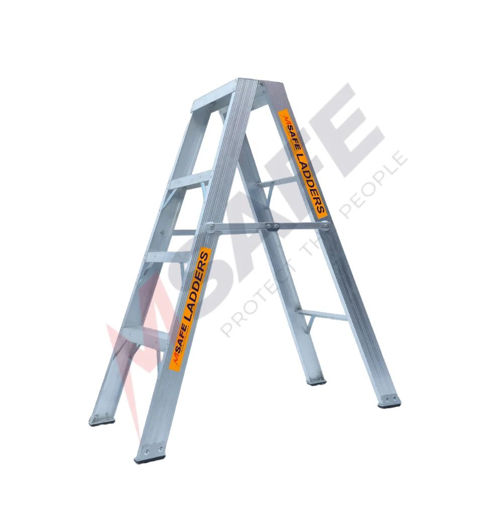 Msafe Aluminium A Type Single Side Ladder