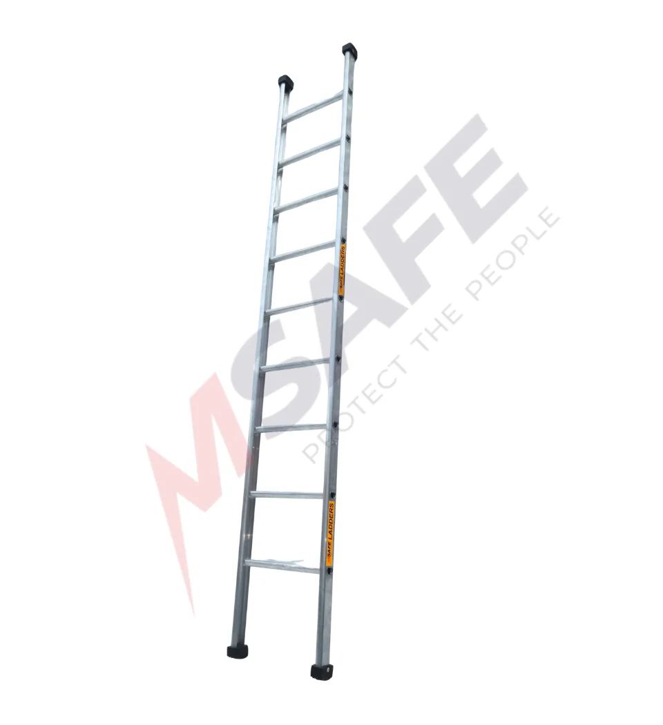 Msafe Aluminium Straight Ladder Without Handrail