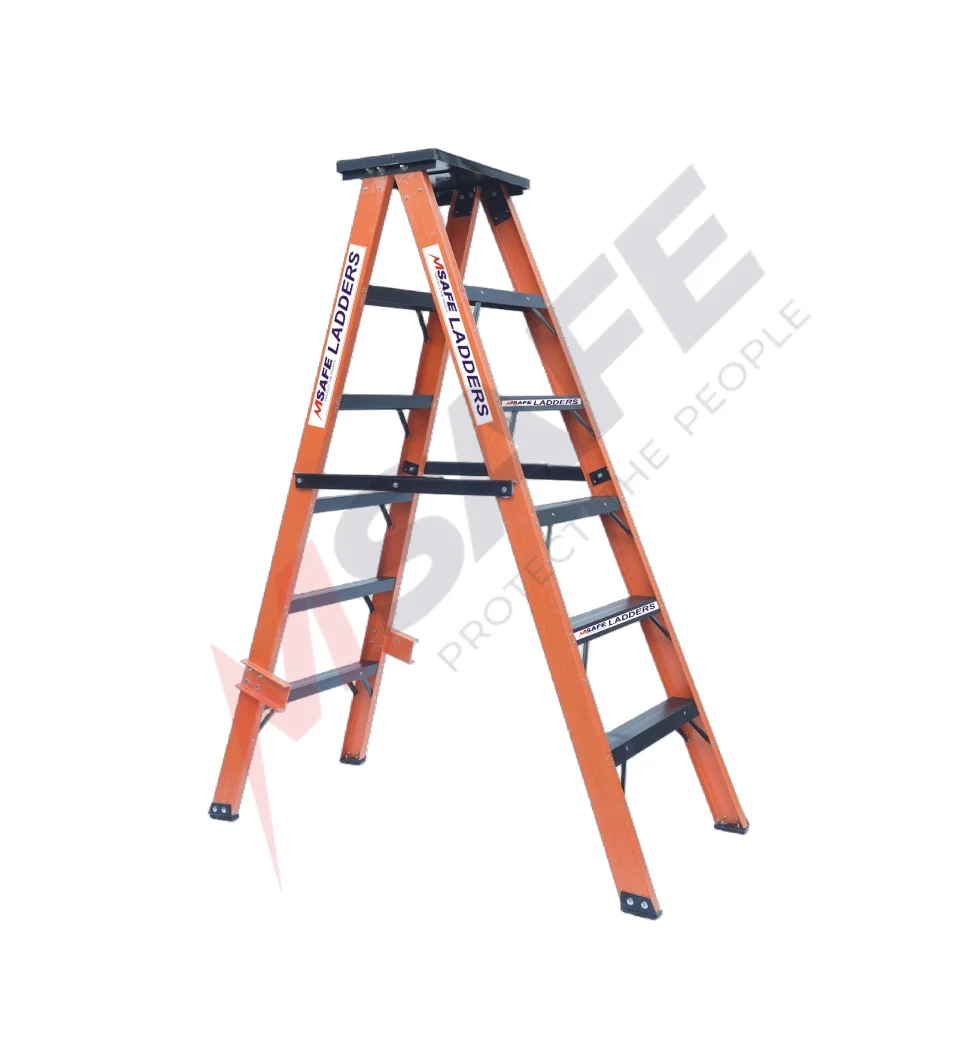 FRP 'A' TYPE STOOL TWIN SIDE LADDER